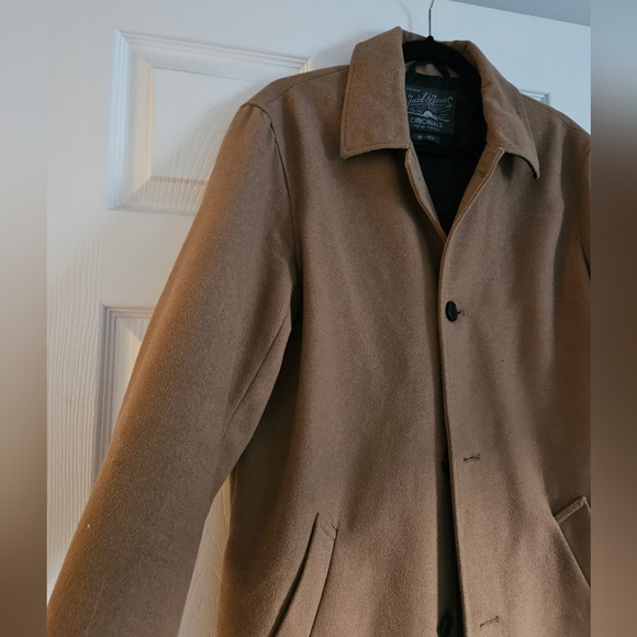 Jack & Jones Brown Trench Coat Timeless Design - Picture 4 of 4